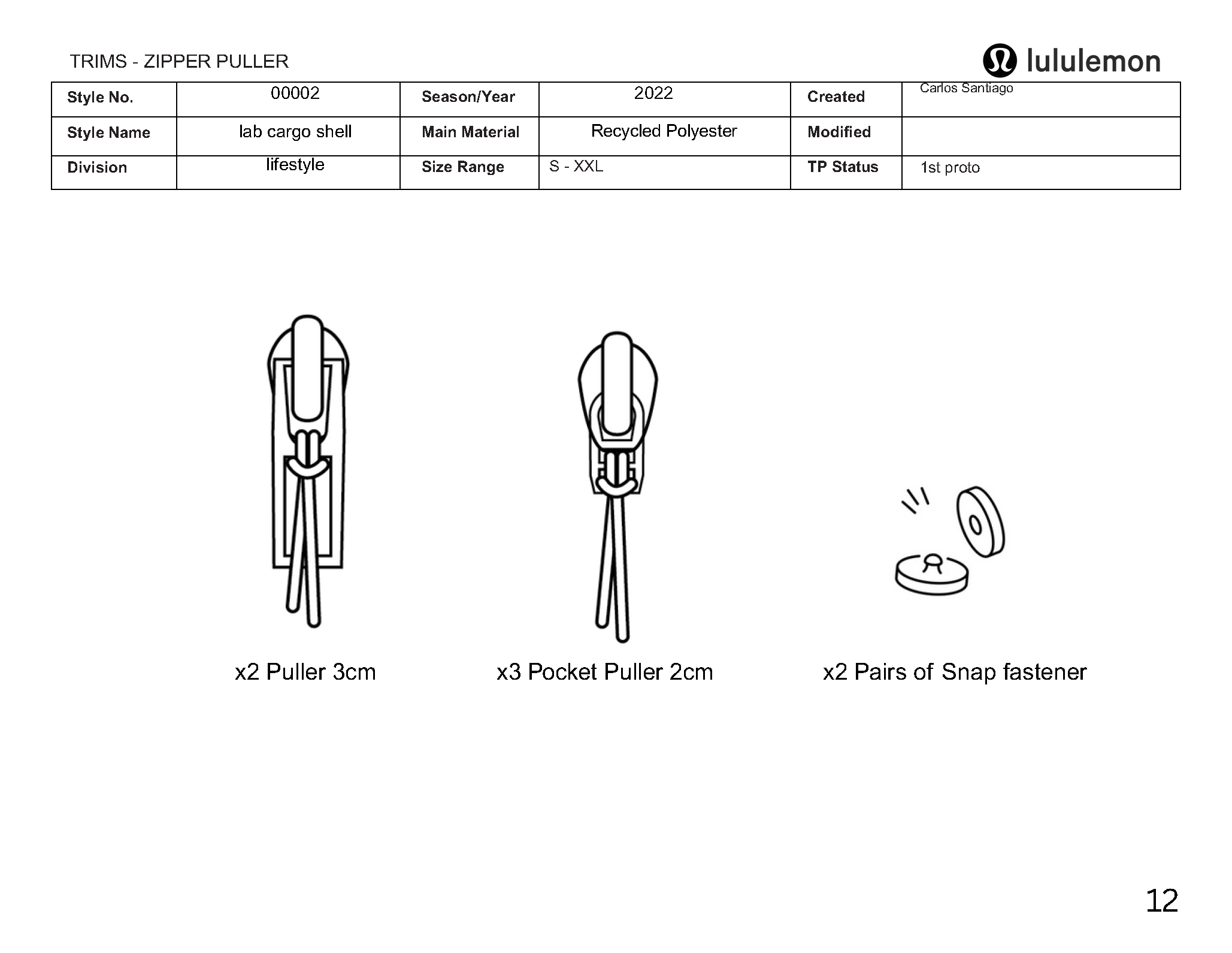 Lululemon Tech Pack 3